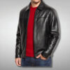Mens Black Biker Jacket