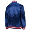 Mitchell & Ness Giants youth blue satin jacket
