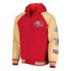 SF 49ers Super Bowl Hooded Varsity Jacket