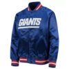 NY Giants Youth Lightweight Raglan Full Snap Jacket