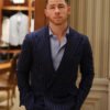 Nick Jonas 20204 Olympics Blue Stripe Blazer