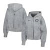 Gray US Paralympics 2024 Paralympics Oversized Cropped Hooded Jacket