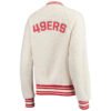 San Francisco 49ers White Bomber Jacket