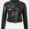 WWE Smackdown Piper Niven Studded Black Leather Jacket