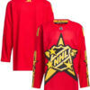 Red Justin Bieber NHL All Star Jersey