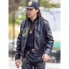 Shia LaBeouf Megalopolis 2024 Black Leather Jacket