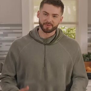 Asher Adams Grey Hoodie All American