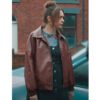 Gemma brown leather jacket Daddy Issues
