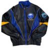 NHL Johnson Buffalo Sabres Black Leather Jacket