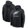 Nike Black Philadelphia Eagles 2024 NFL Crucial Catch Hoodie