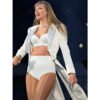Eras Tour UK 2024 Taylor Swift White Coat