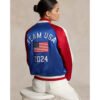 Paris Olympics satin baseball jacket





