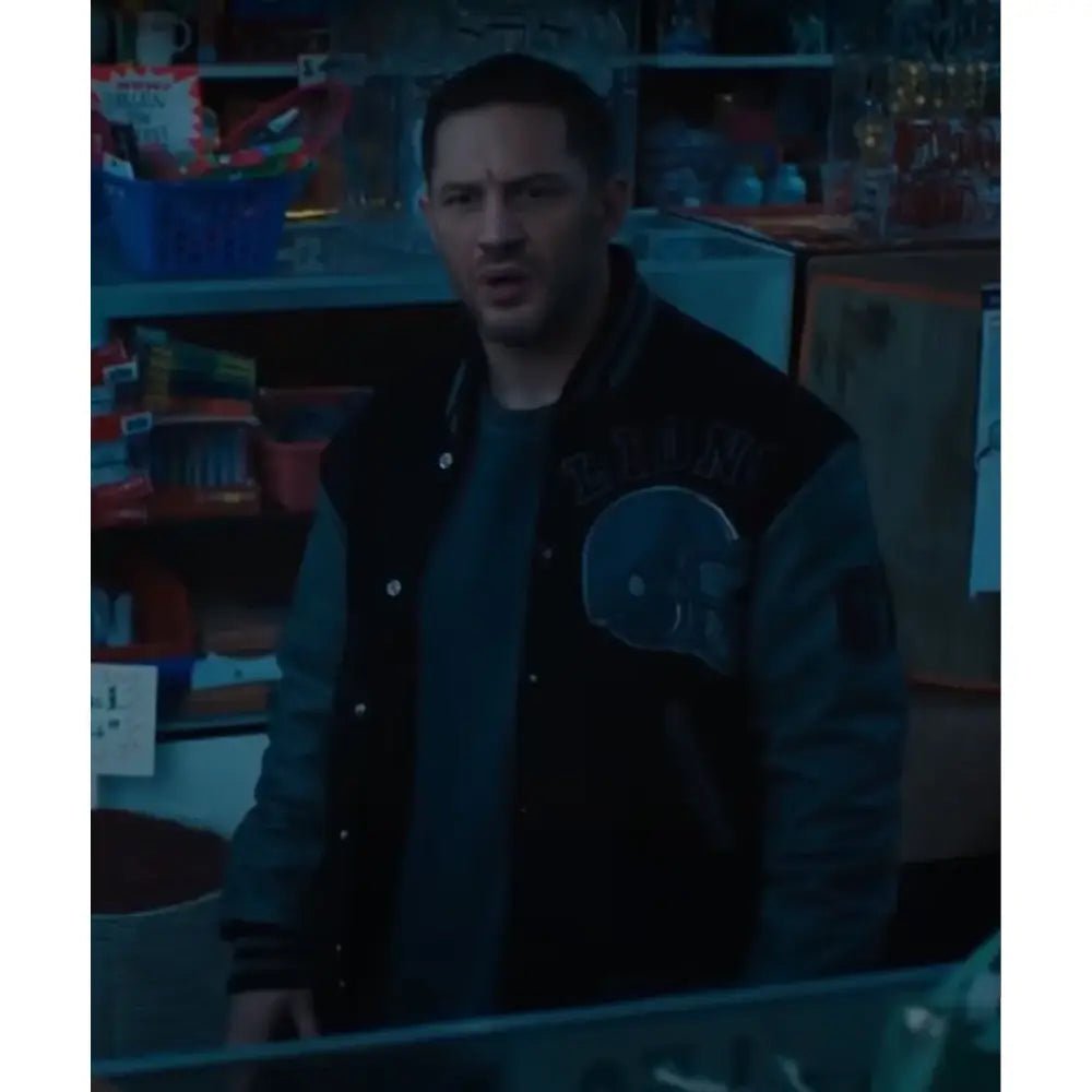 Venom 2 Eddie Brock Detroit Lions Varsity Jacket