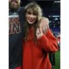 Taylor Swift NFL Knitted Red Sweater