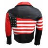 American flag leather jacket
