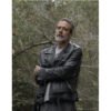 The Walking Dead Negan Black Biker Leather Jacket