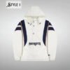 White New England Patriots Pullover Jacket