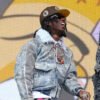 Rema Wireless Festival 2024 Denim Bomber Jacket