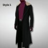 Mens Black Fur Coat