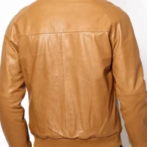 Casual-Tan-Brown-Leather-Bomber-Jacket
