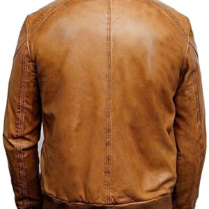 Mens-Waxed-Sheepskin-Leather-Bomber-Jacket-Tan-Brown-Back.jpg