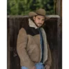 Luke Grimes suede jacket