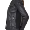 Womens-Black-Biker-Leather-Jacket