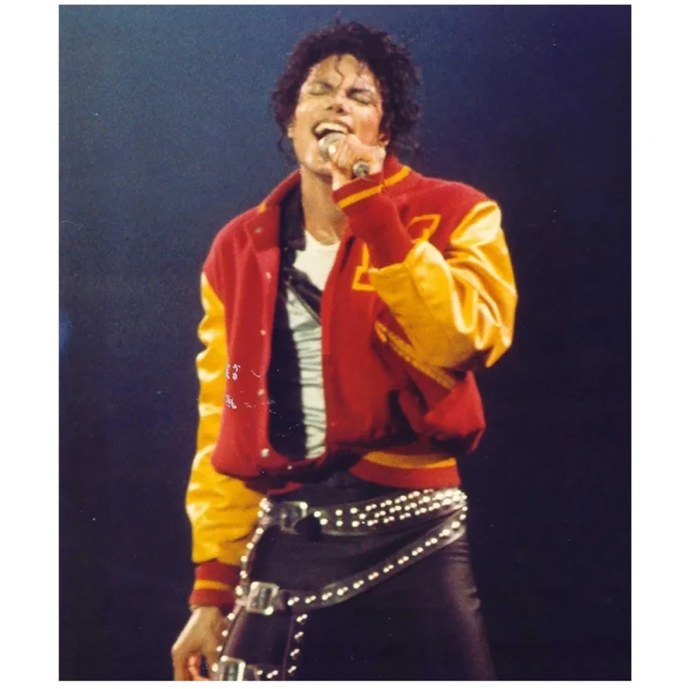 michael jackson thriller varsity jacket